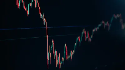 Graphique de données financières