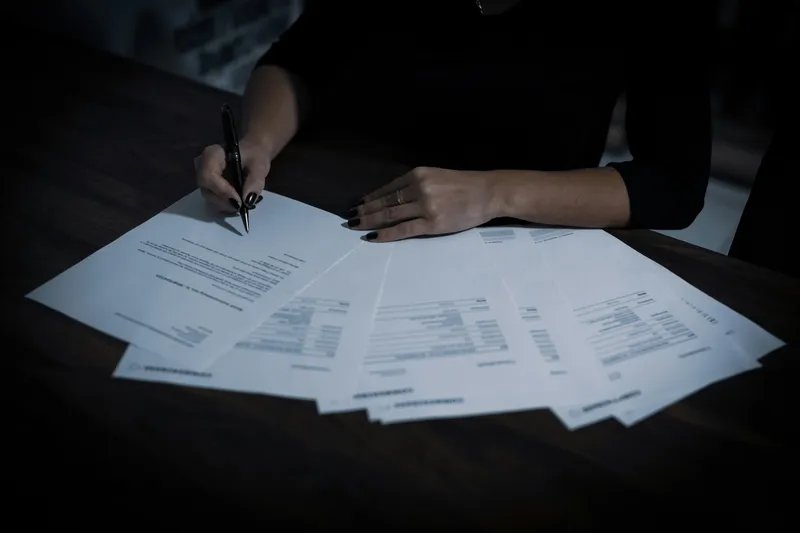 Signature de documents juridiques