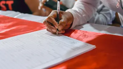 Signature d'un dossier