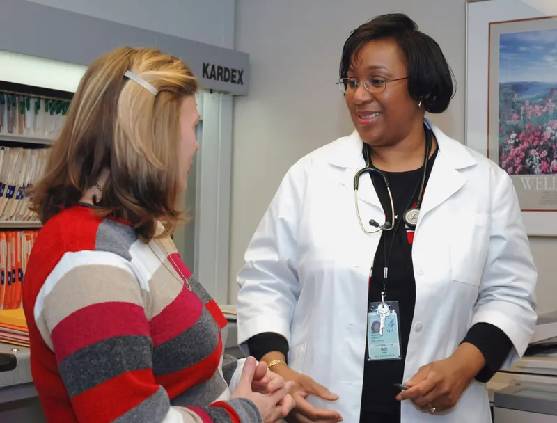 Consultation médicale à l'hôpital